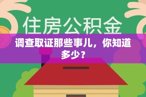 马尾调查取证那些事儿，你知道多少？