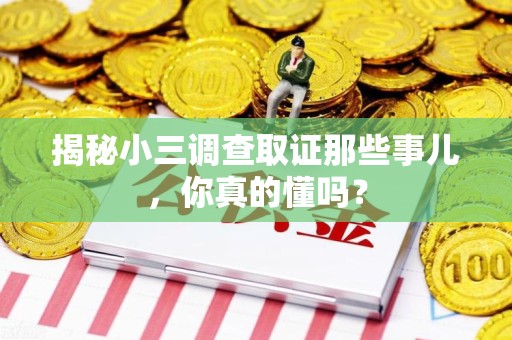 马尾揭秘小三调查取证那些事儿，你真的懂吗？