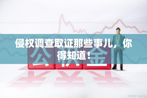 马尾侵权调查取证那些事儿，你得知道！