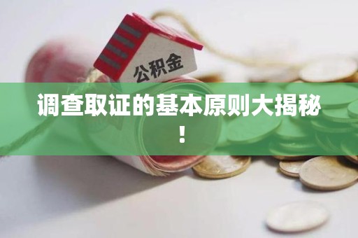 马尾调查取证的基本原则大揭秘！